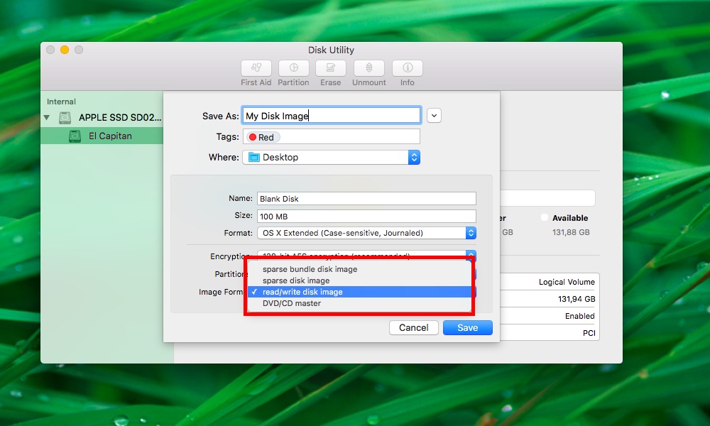 How to create blank images Disk Utility Mac screenshot 088