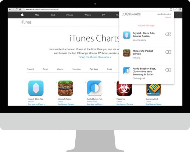 Bookmark apps and iTunes content and install them later with Lookmark ...