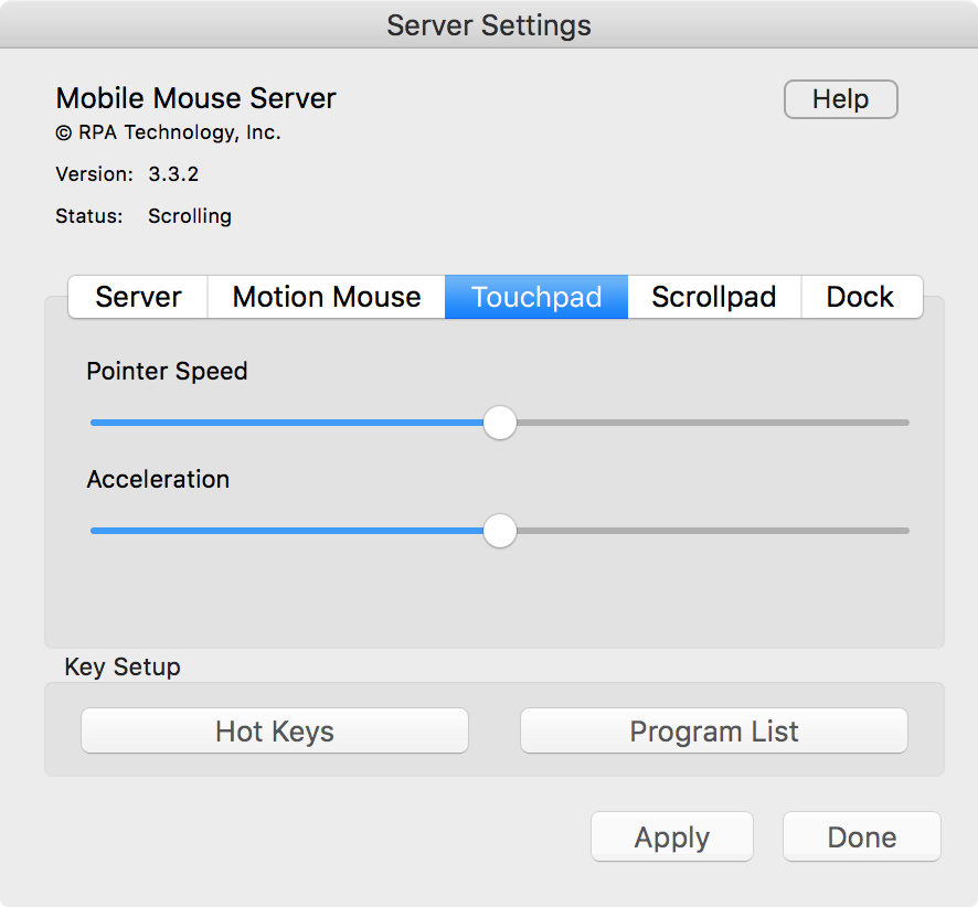 Mobile Mouse Server Software 2