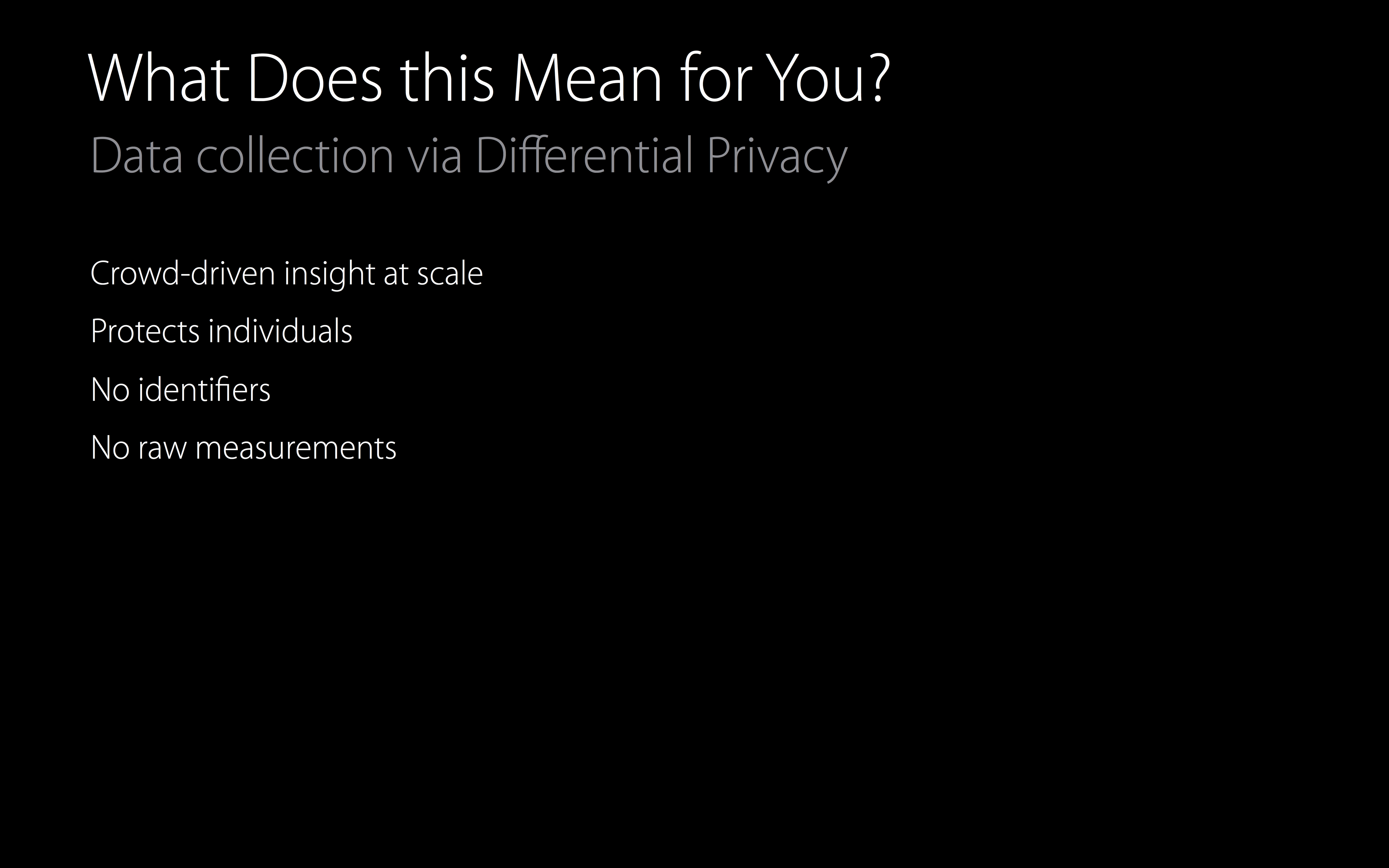 Apple Differential Privacy WWDC 2016 slide 005