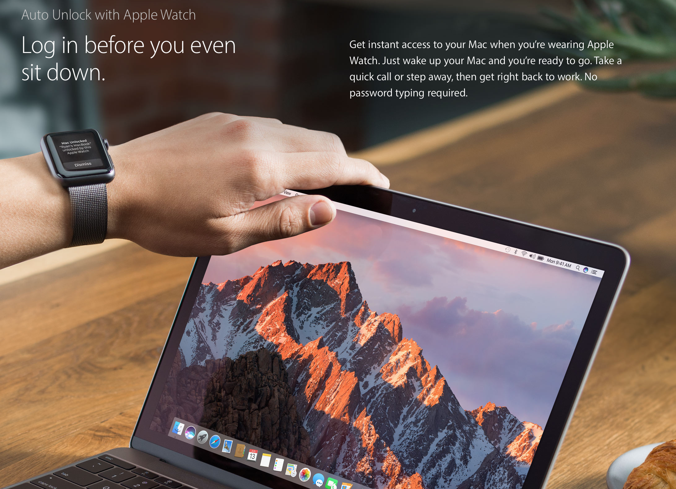 Auto Unlock Mac with Apple watch