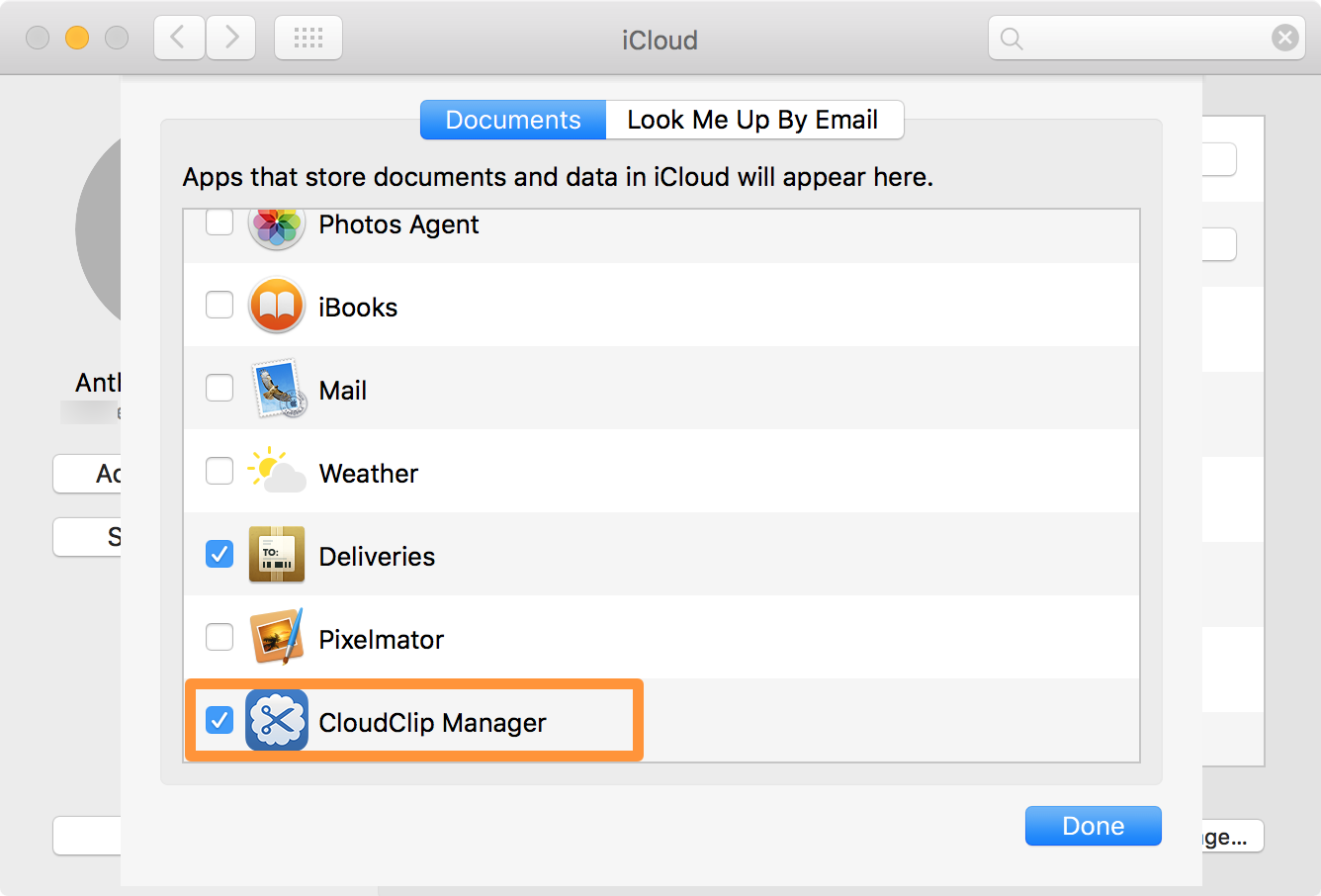 CloudClip Manager On Mac