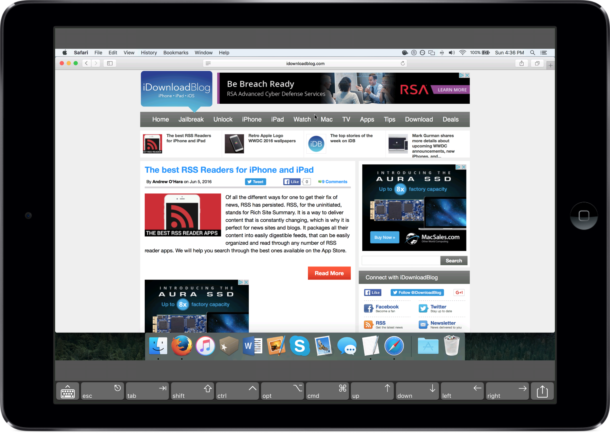 Control Mac from iPhone or iPad with Screens VNC