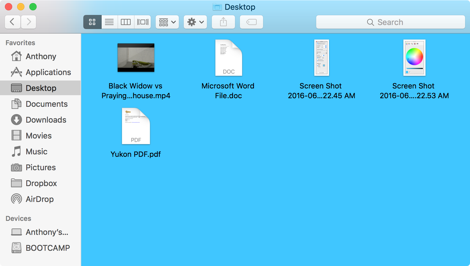 Mac OS X folder color Finder