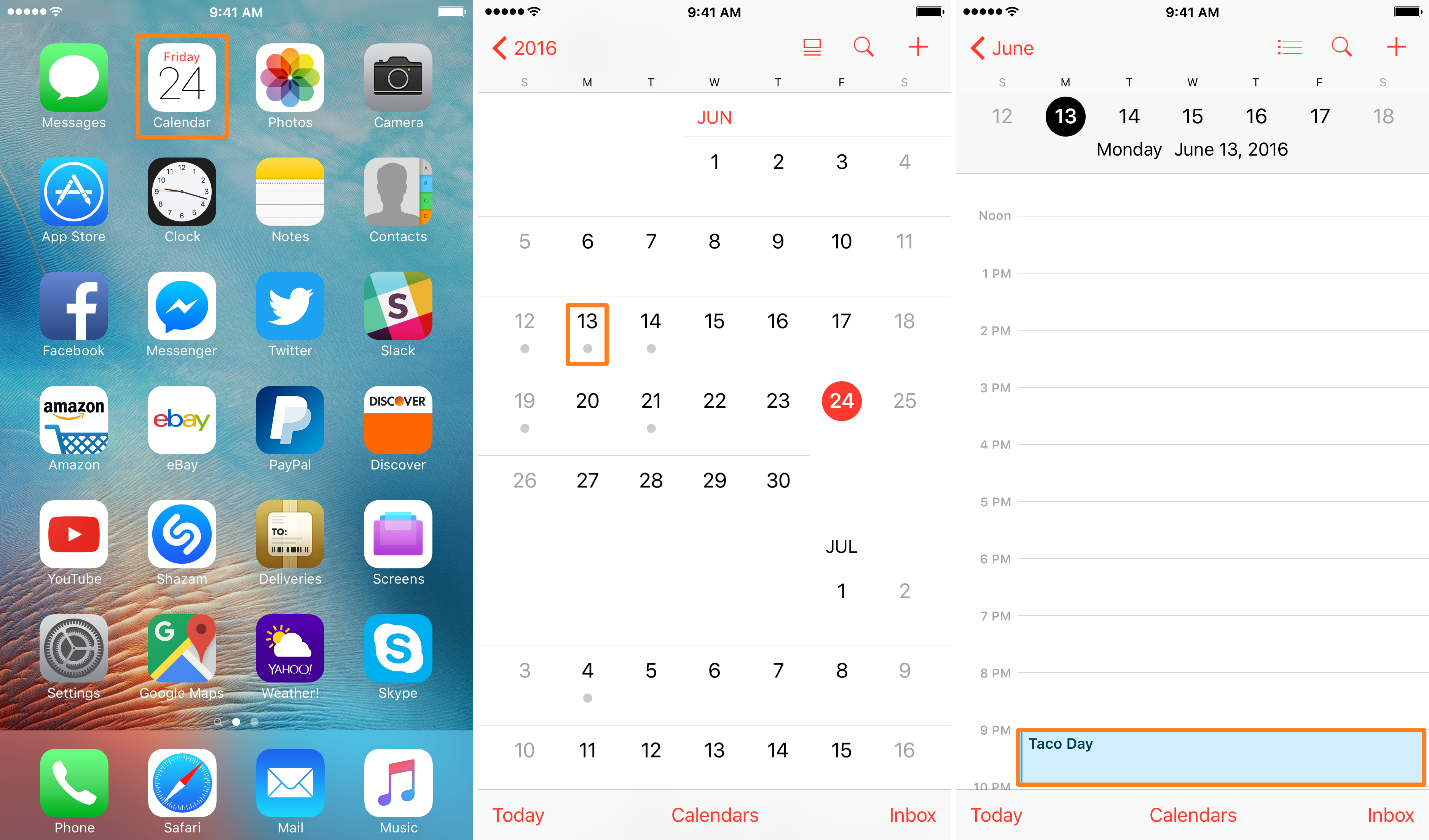 Transfer iOS Calendar to Google Calendar Step 1