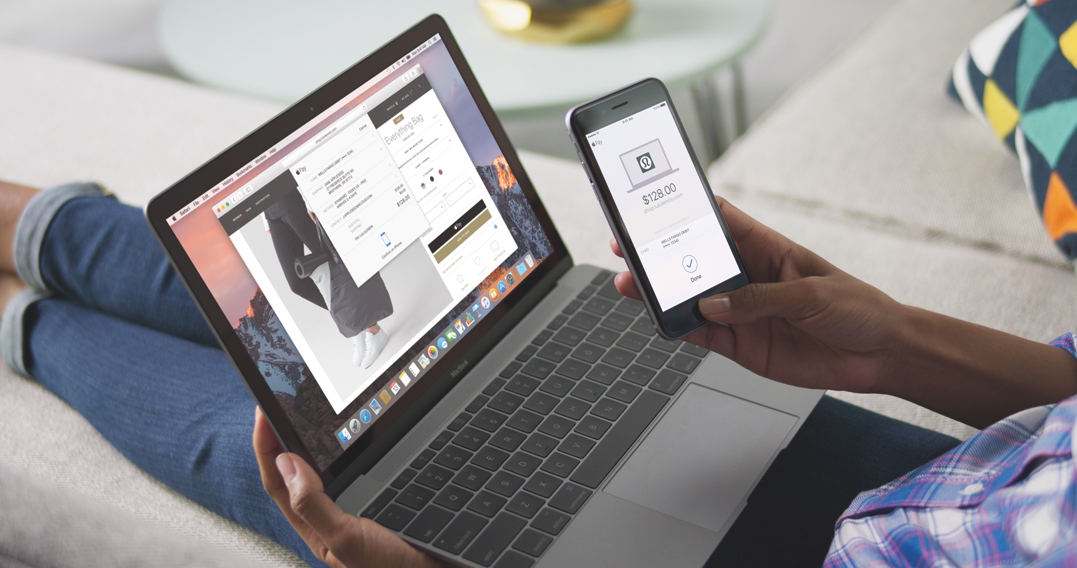 macOS Sierra Apple Pay for websites Mac iPhone teaser 001
