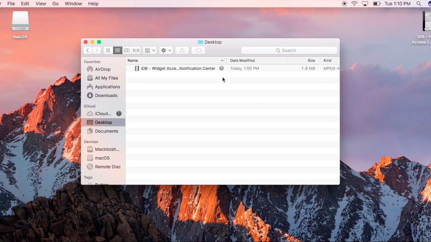macOS Sierra Desktop Documents sync Finder Mac screenshot 001