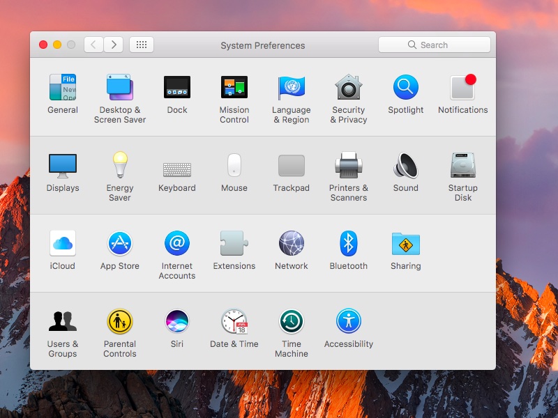 macOS Sierra Siri settings Mac screenshot 001