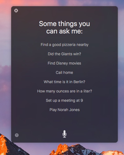 macOS Sierra Siri things you can ask Mac screenshot 001