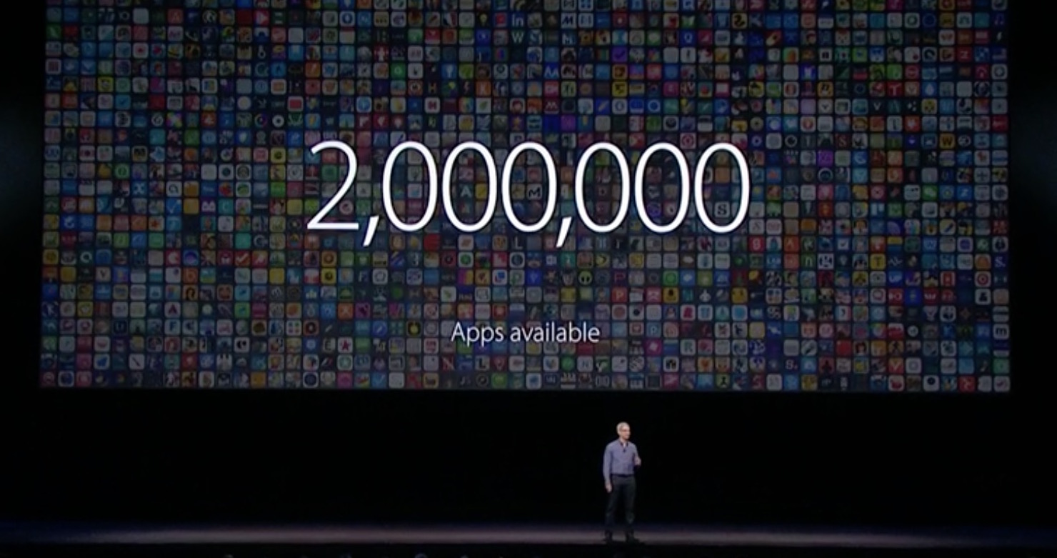 wwdc 2016 2 million apps