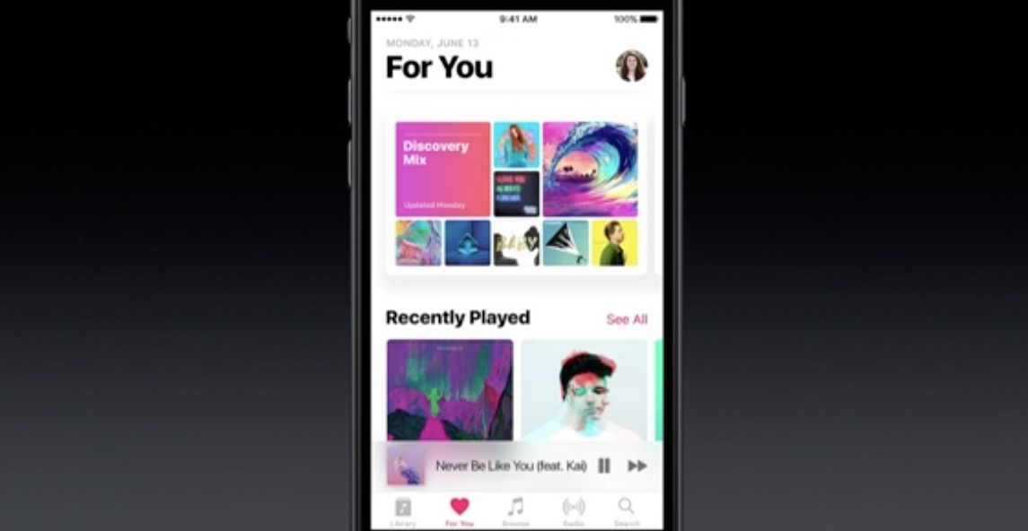 wwdc 2016 music redesign 1