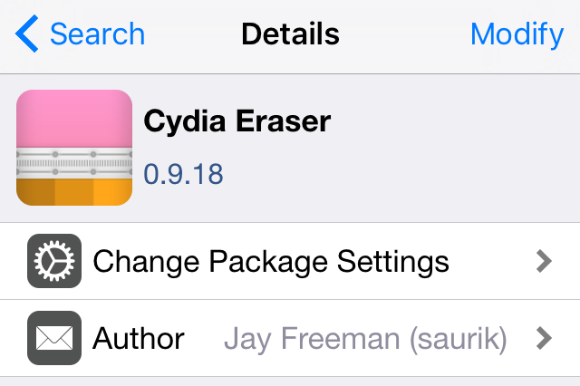 Cydia Eraser