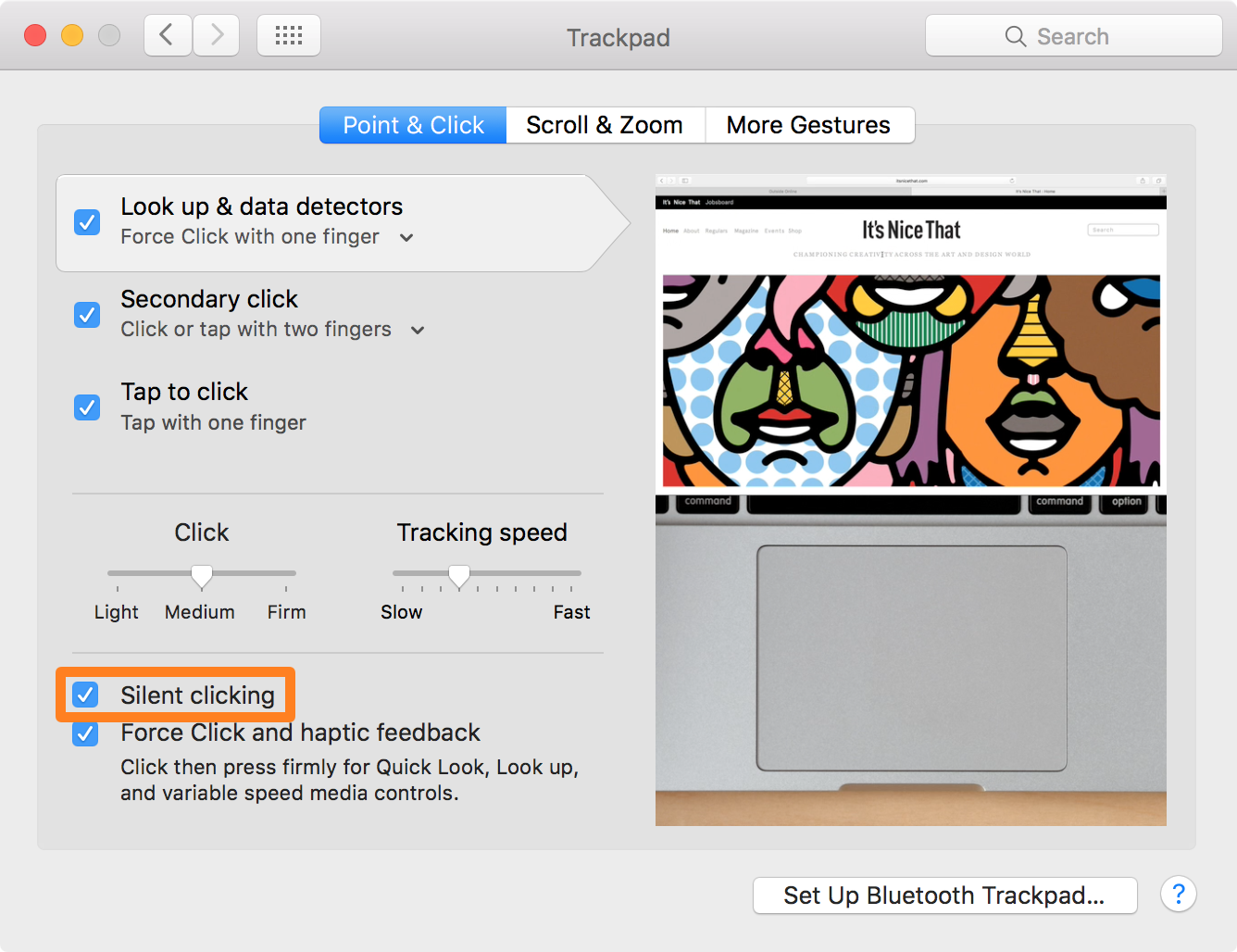Mac OS X Silent Clicking Tutorial