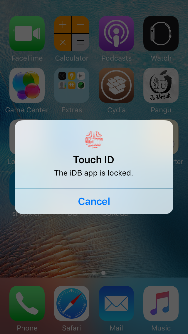 3DAppLock Touch ID