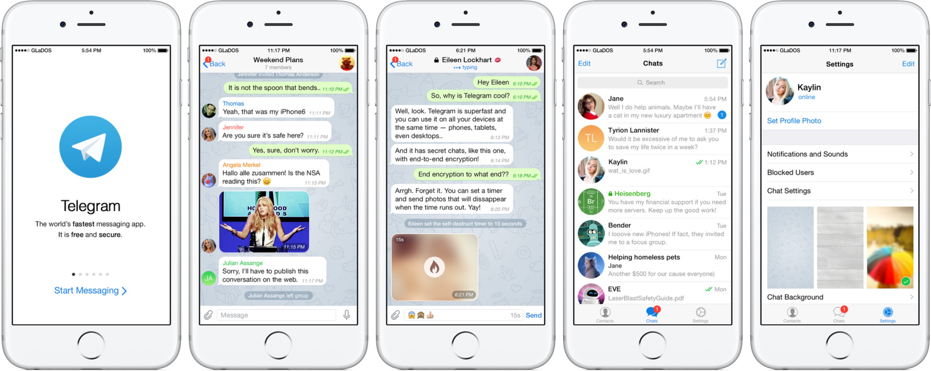 Telegram 3.11 for iOS iPhone screenshot 001