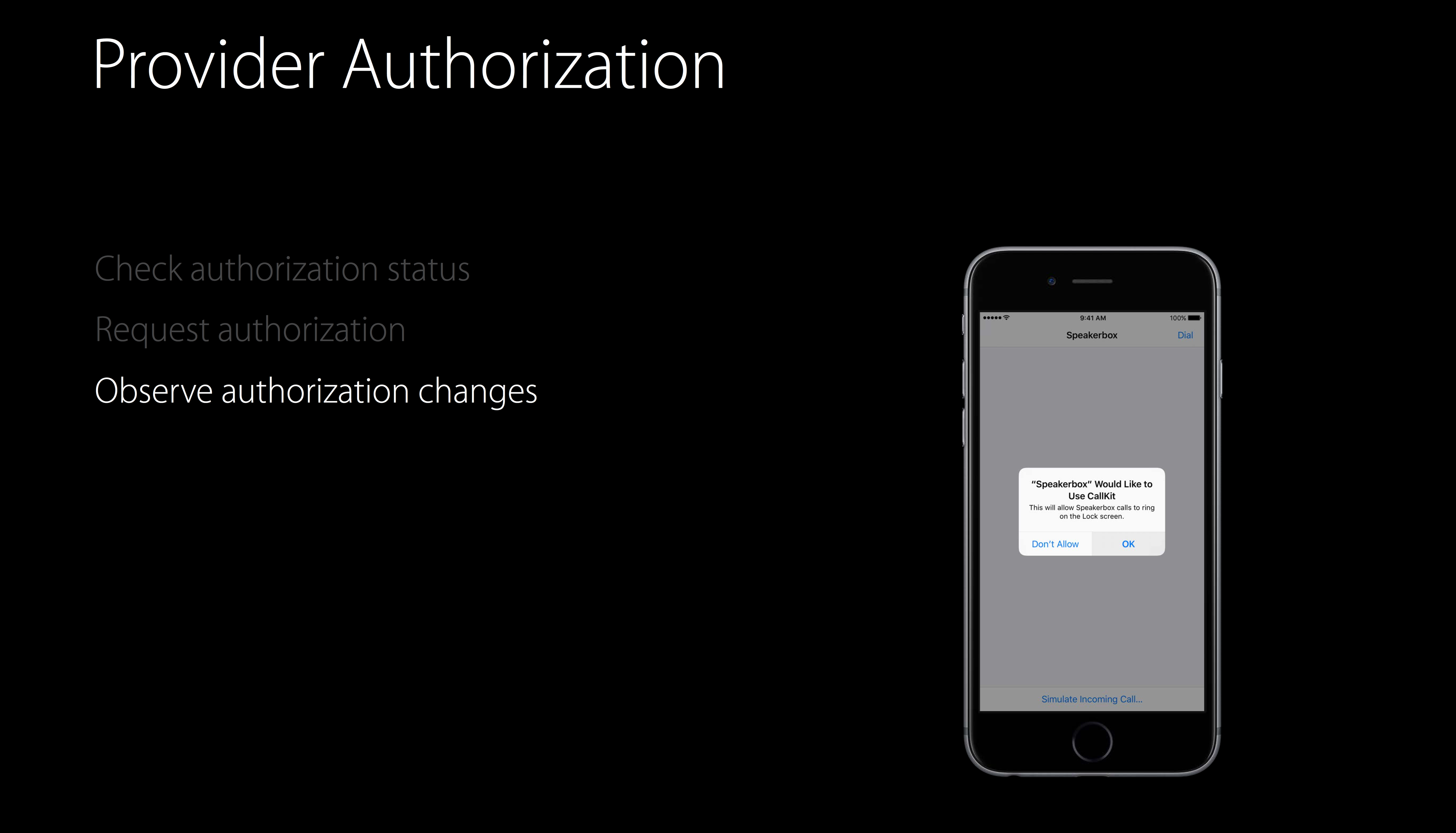 WWDC 2016 slides CallKit VoIP app permission 002