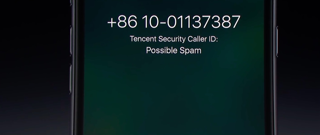 WWDC 2016 slides Phone spam call