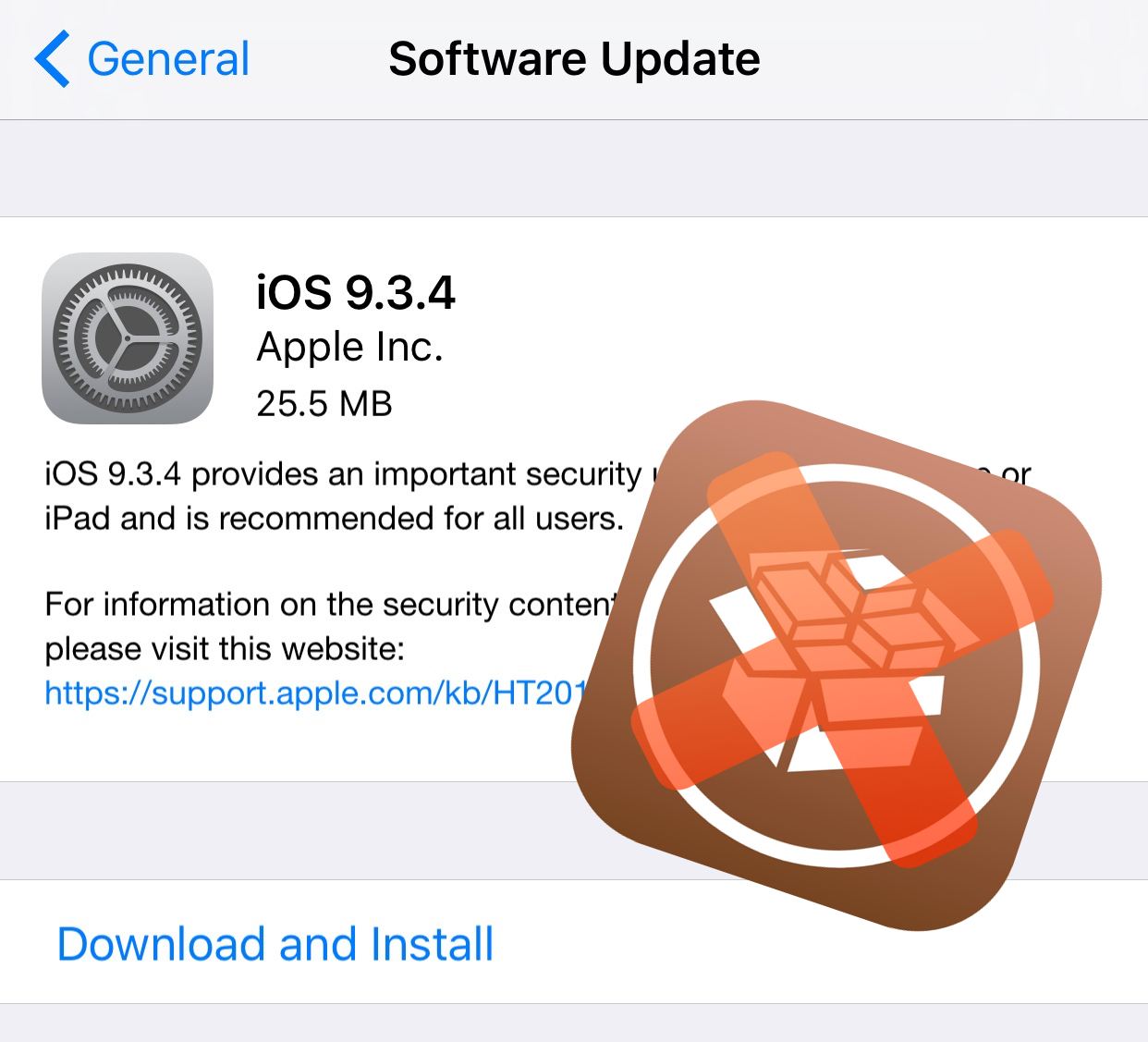 iOS 9.3.4 no jailbreak