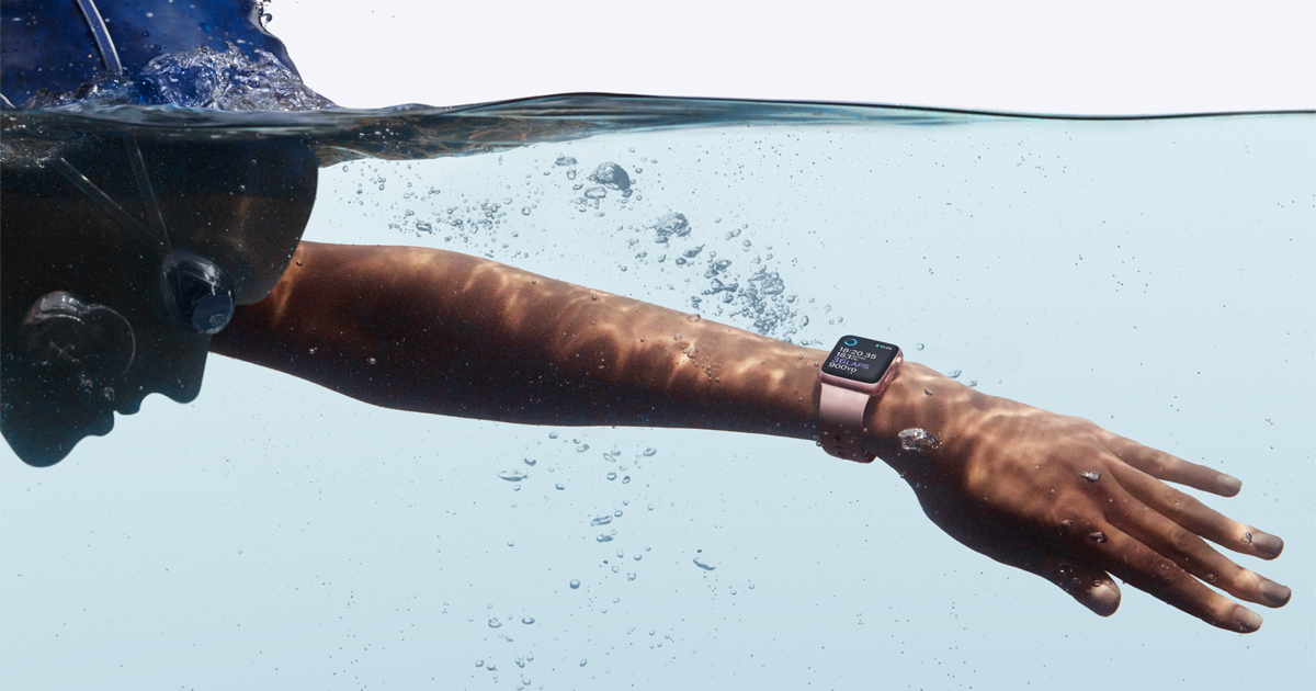 Apple Watch water resistance swim