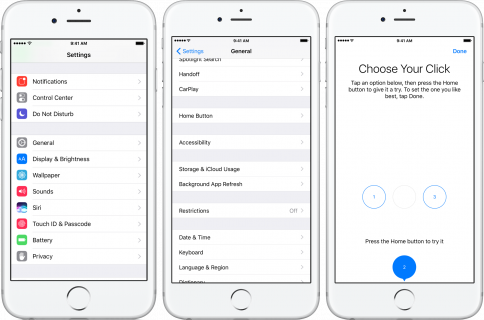 Iphone Hit Click How to adjust iPhone Home button “clicks”