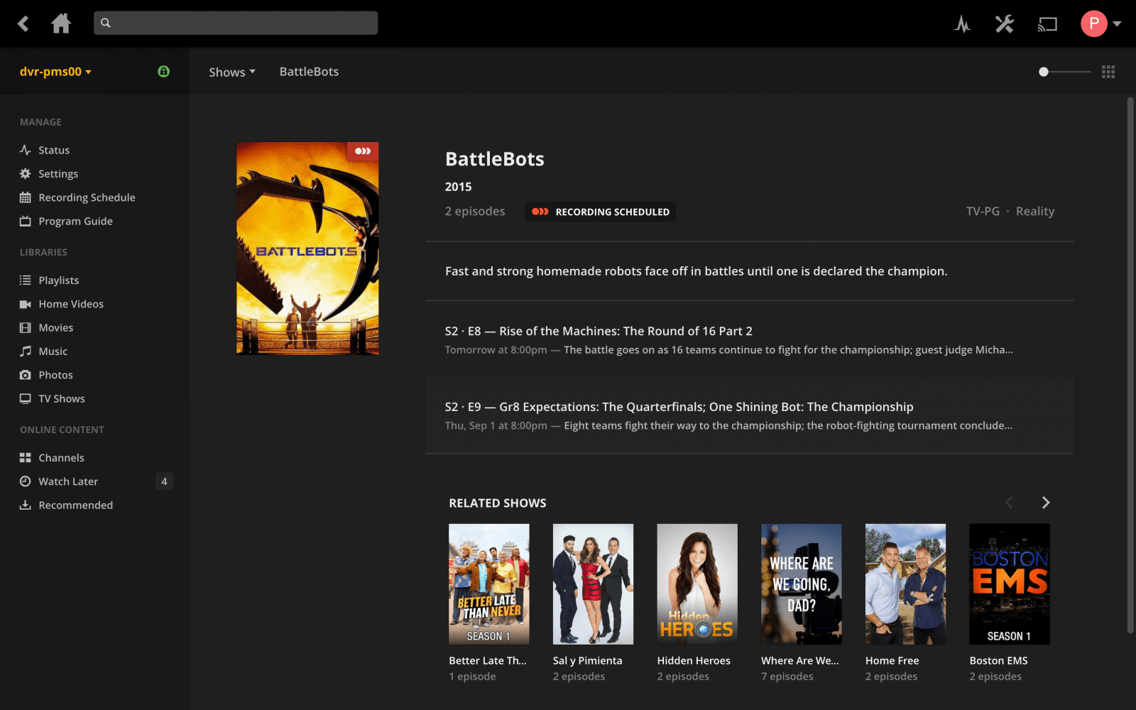 Plex can now record free over-the-air and cable broadcasts using