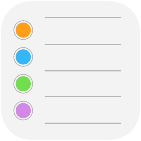 Reminders App Icon iOS