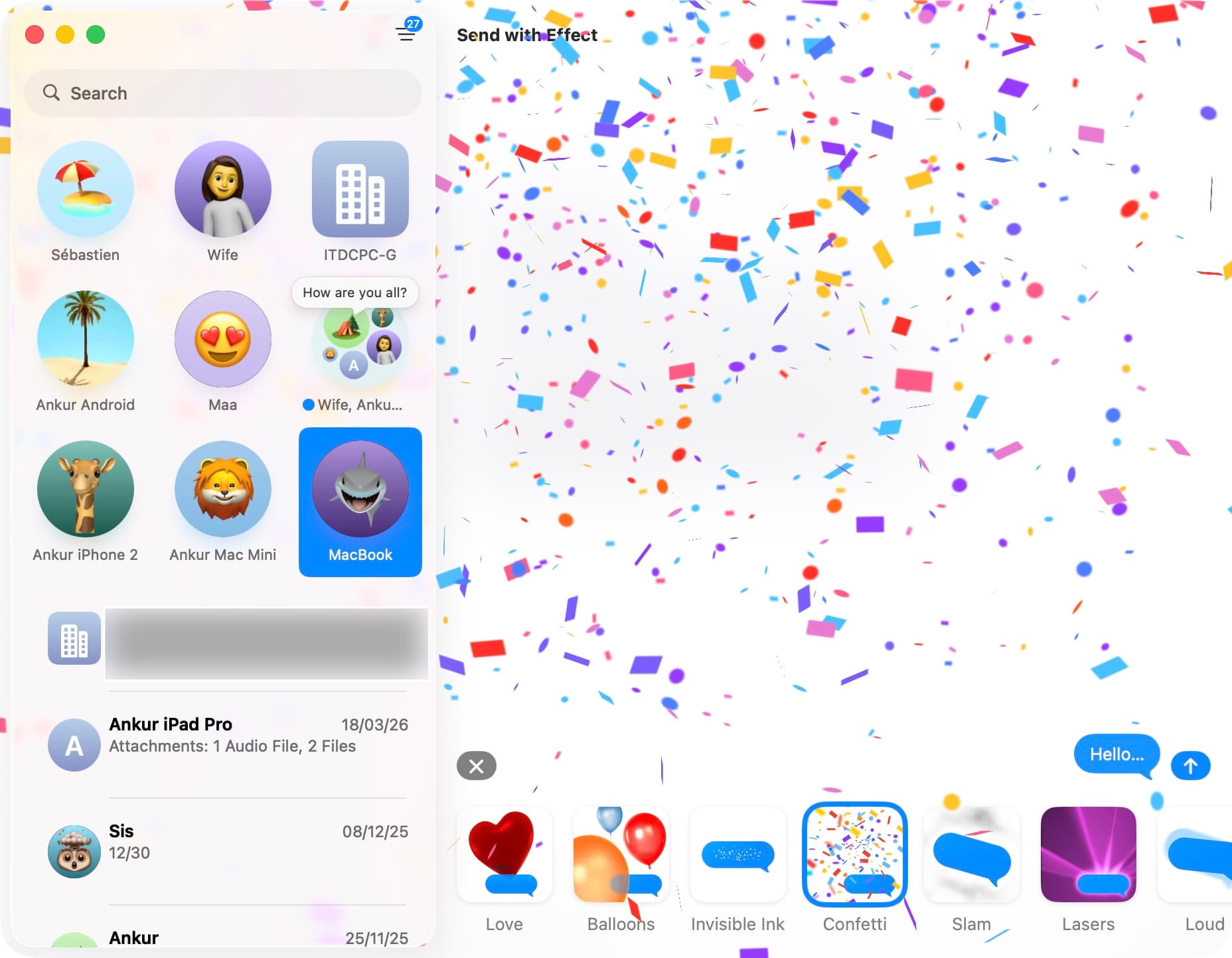 Message Effect How to use bubble and screen effects in Apple Messages