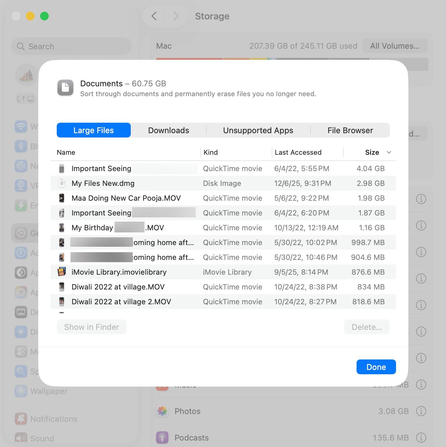 How to use the Optimized Storage features on Mac