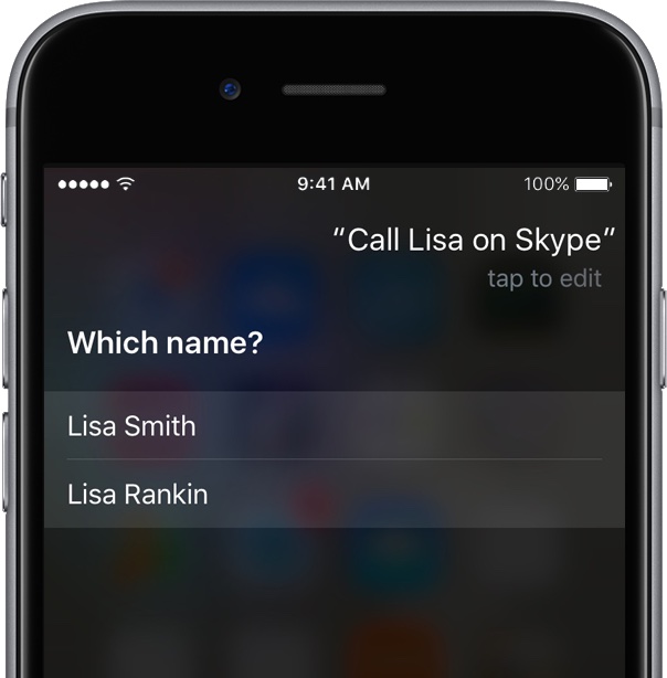iOS 10 Siri Calling Skype iPhone screenshot 002