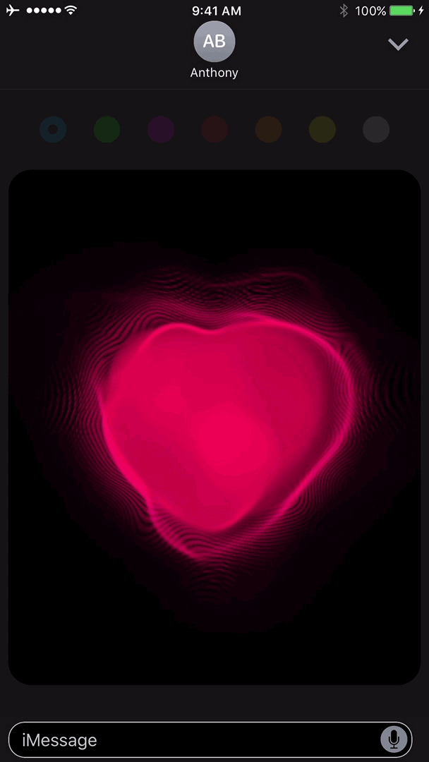 Digital Touch Broken Heart GIF