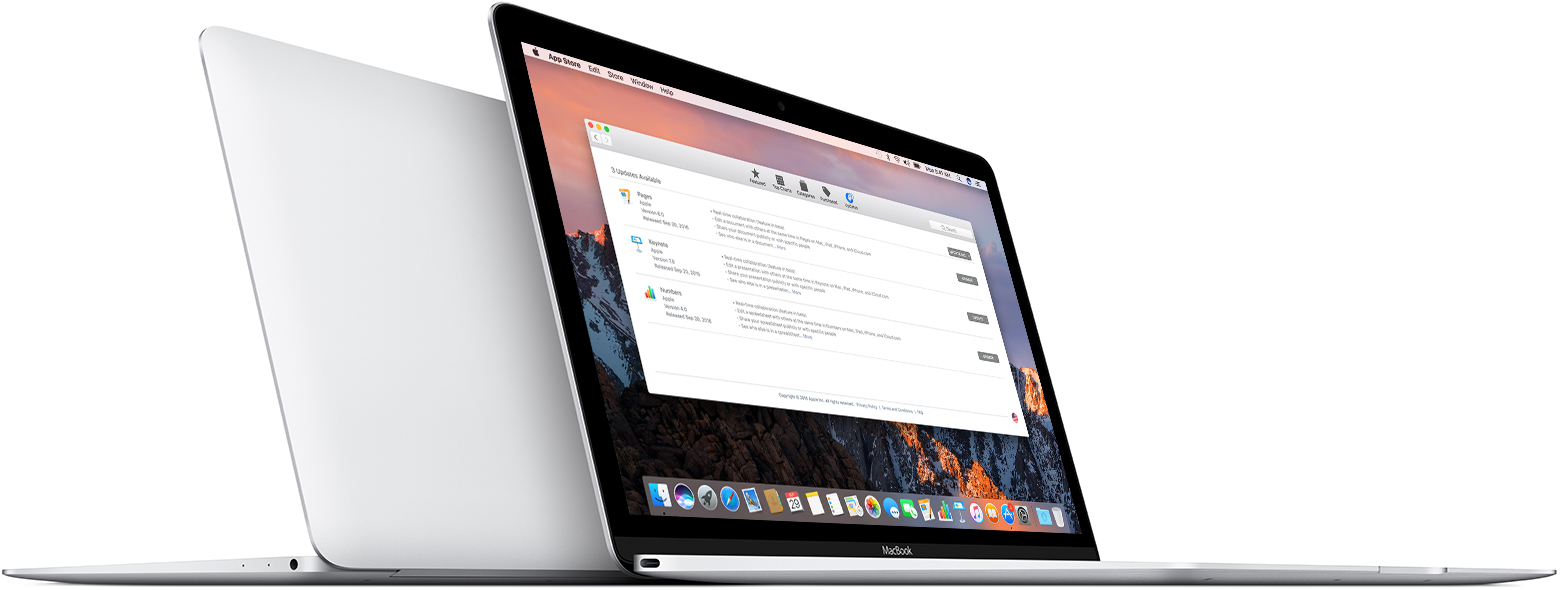 MacBook Air Mac App Store updates screenshot 001
