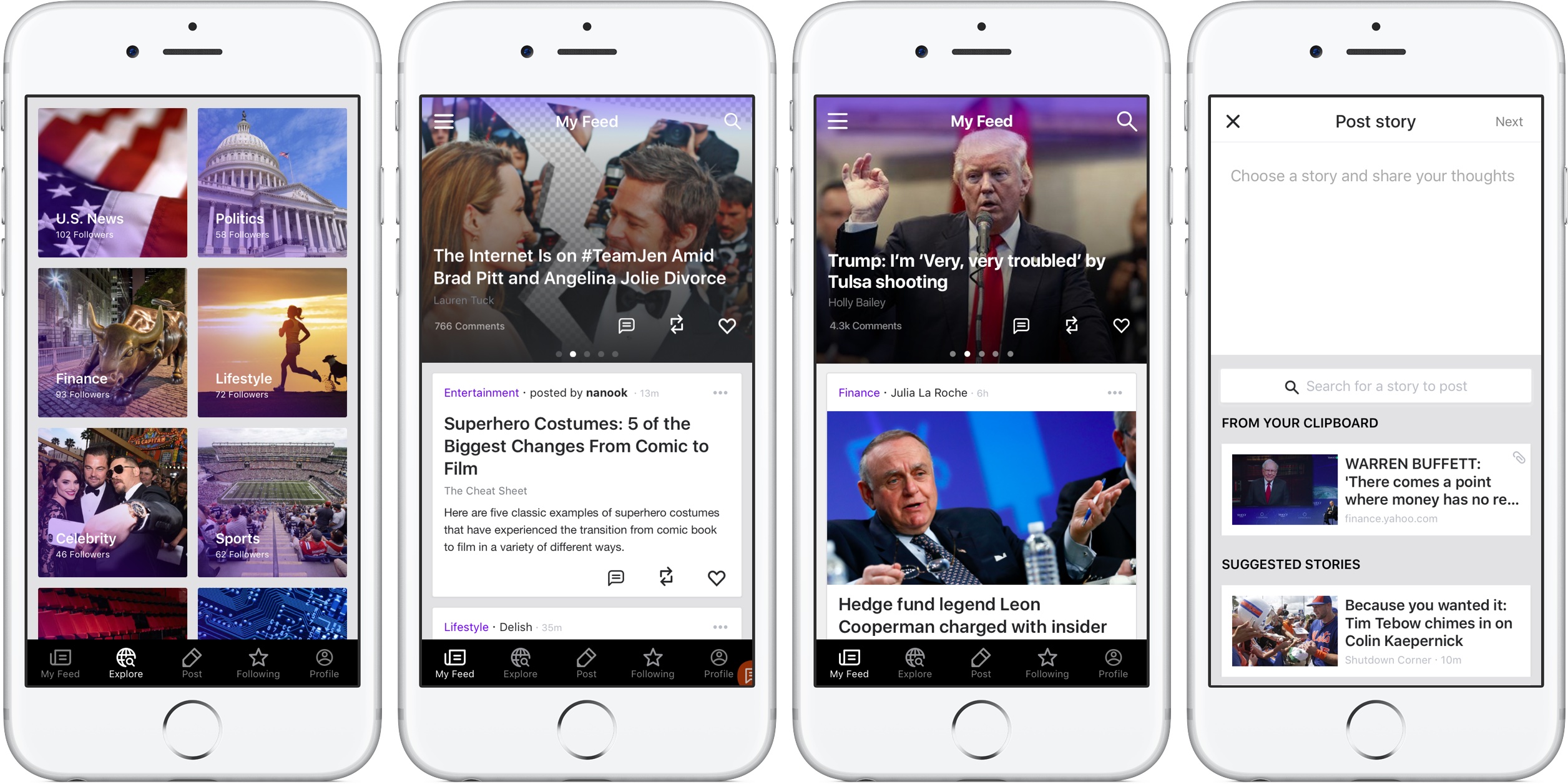 Yahoo Newsroom 1.0 for iOS iPhone screenshot 001