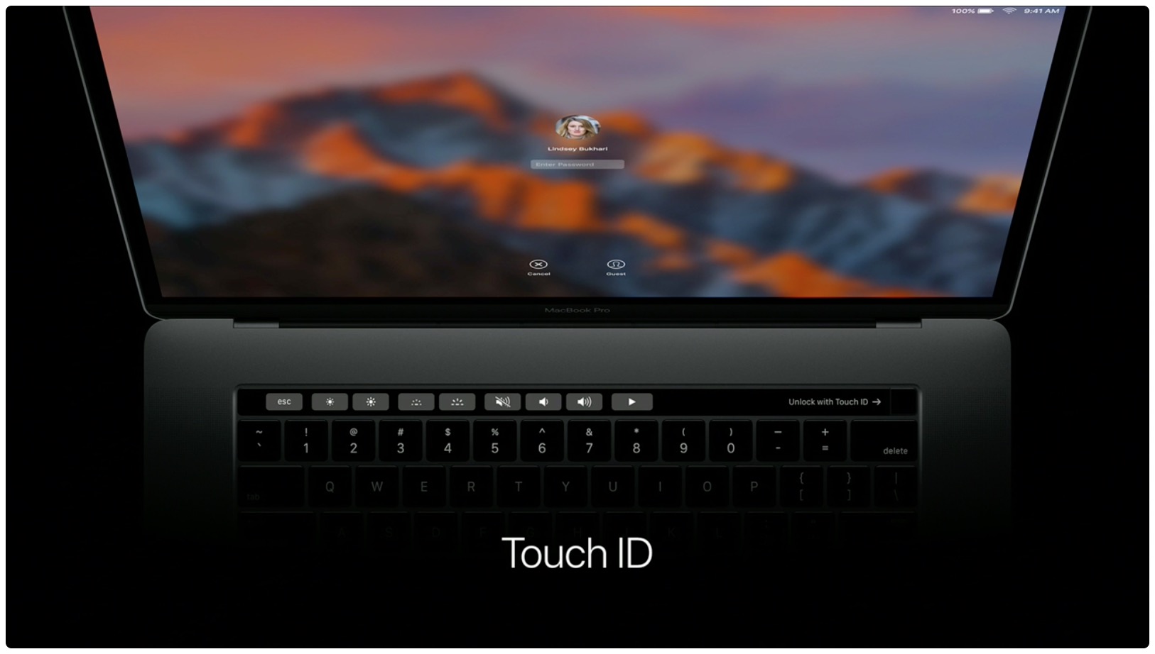 hello again event macbook pro touch id