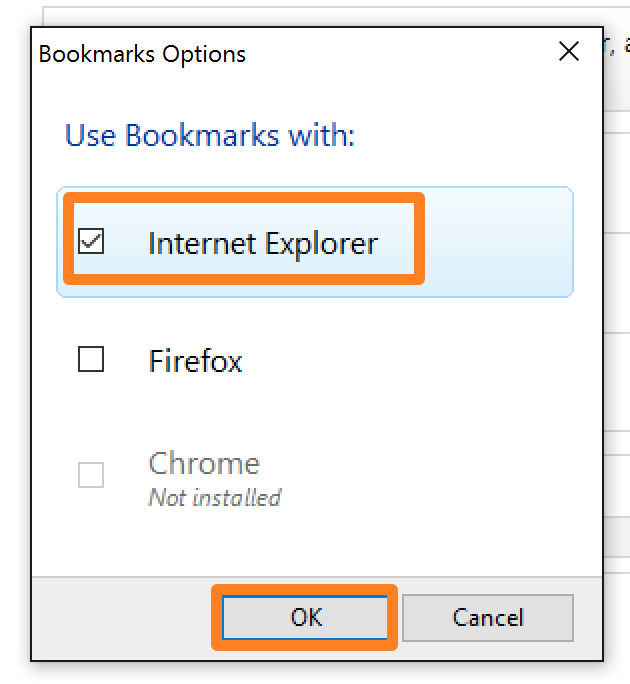 iCloud Windows Bookmarks