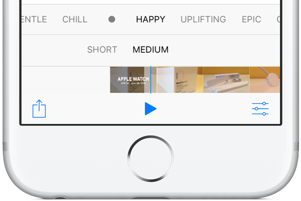 iOS 10 Memories movies change duration iPhone screenshot 002