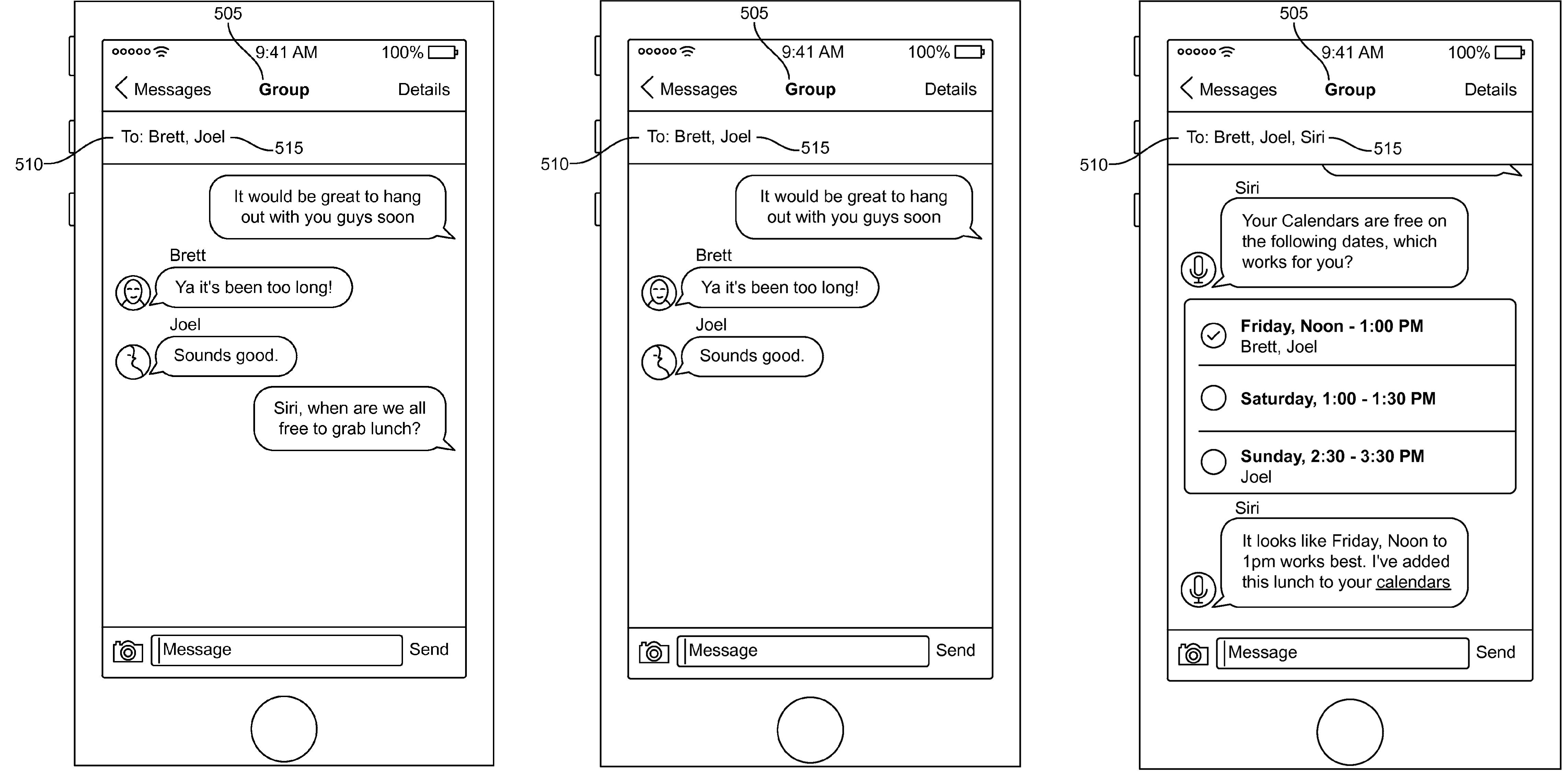 Apple patent Siri Messages chat bot integration drawing 002