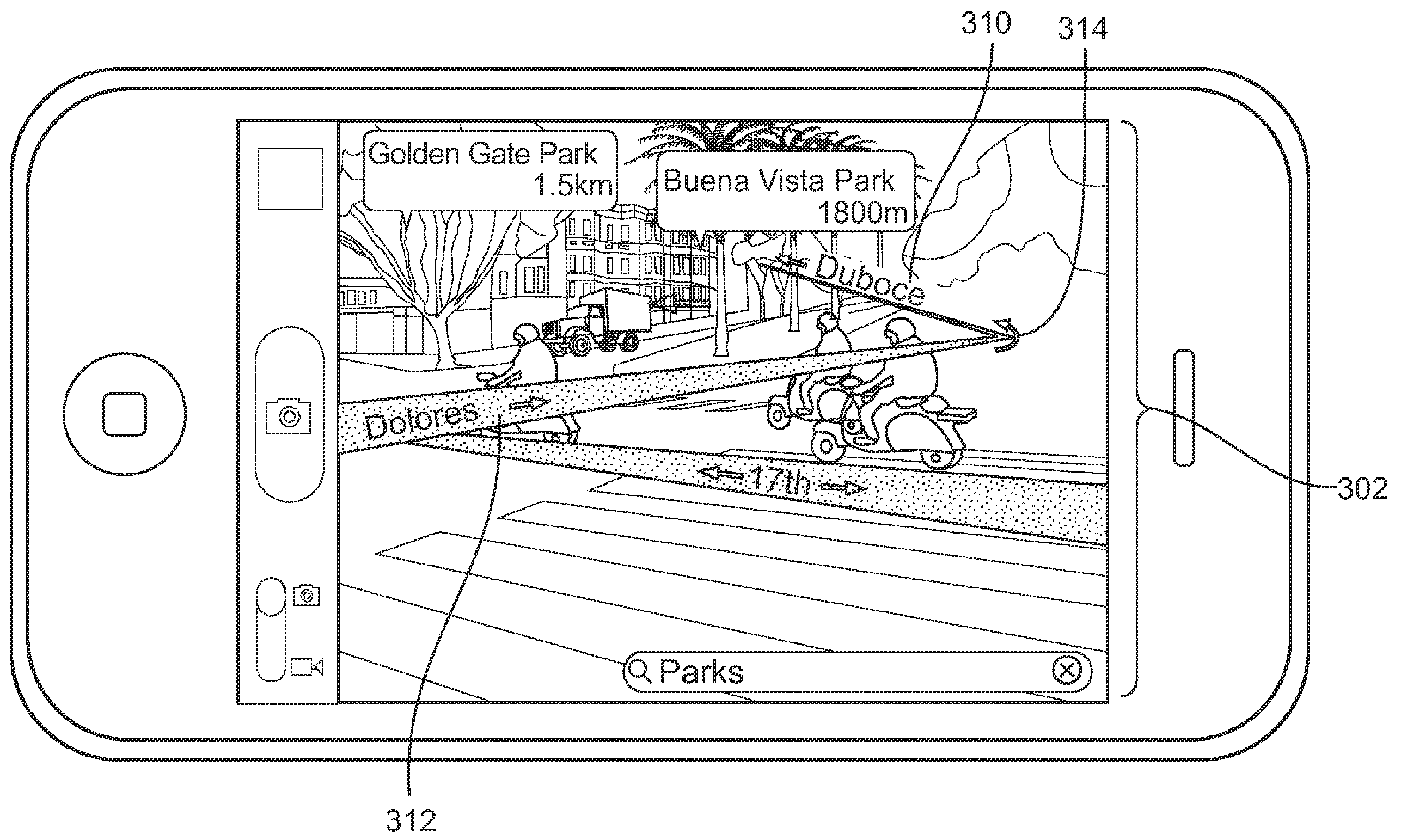 Apple patent augmented reality maps drawing 001
