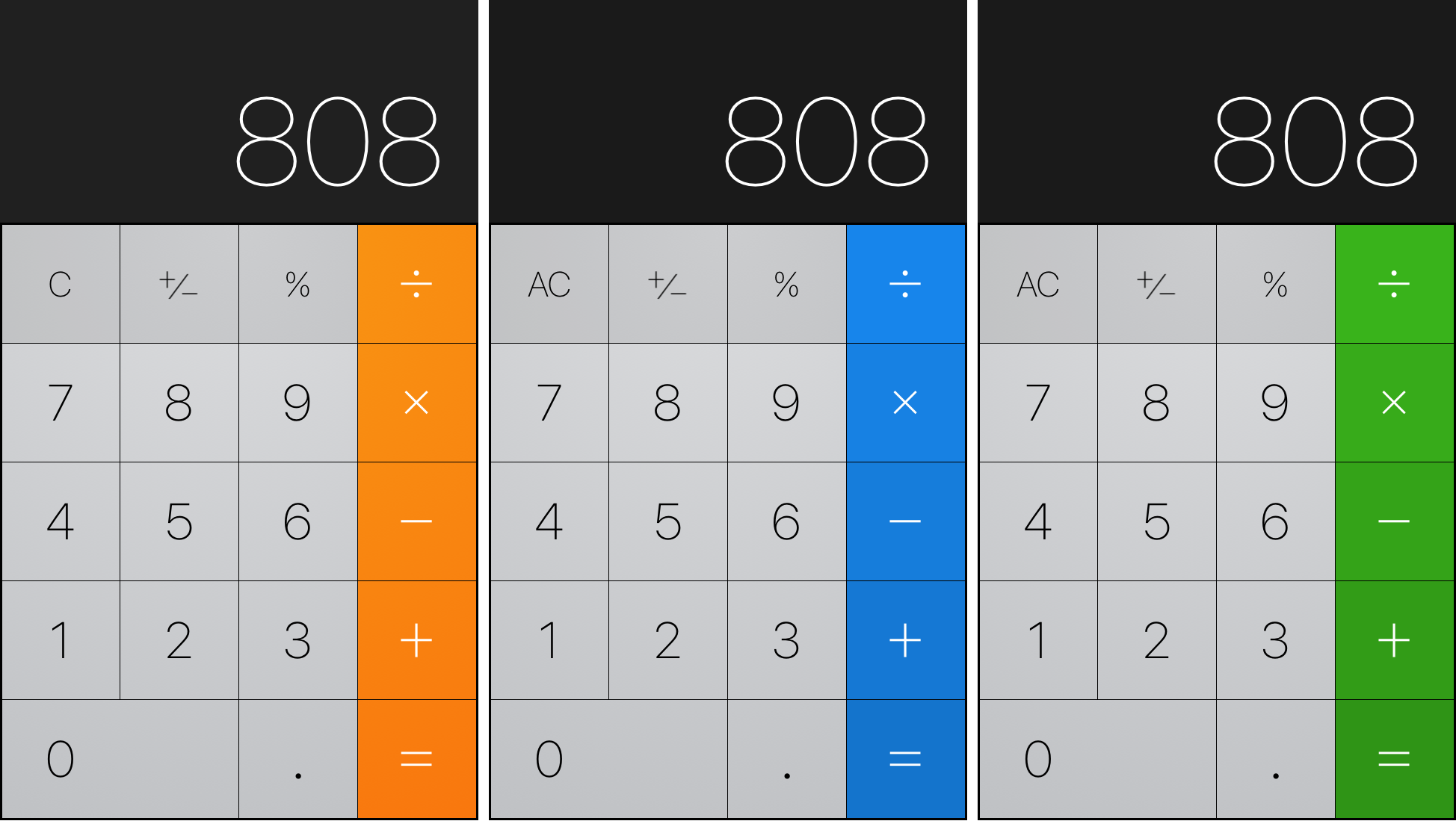 Colorcalculator Lets You Modify The Color Scheme Of The Calculator App