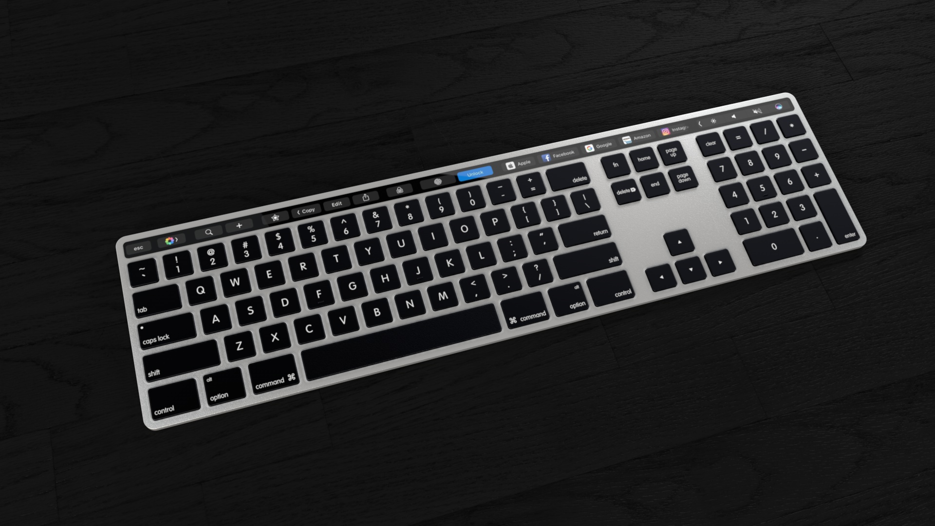 Concept Apple Magic Keyboard Touch Bar image 002