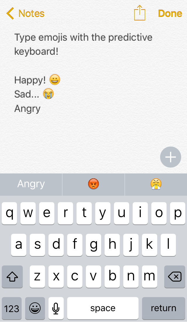 EmojiSuggest Emojis in the Predictive QuickType Keyboard
