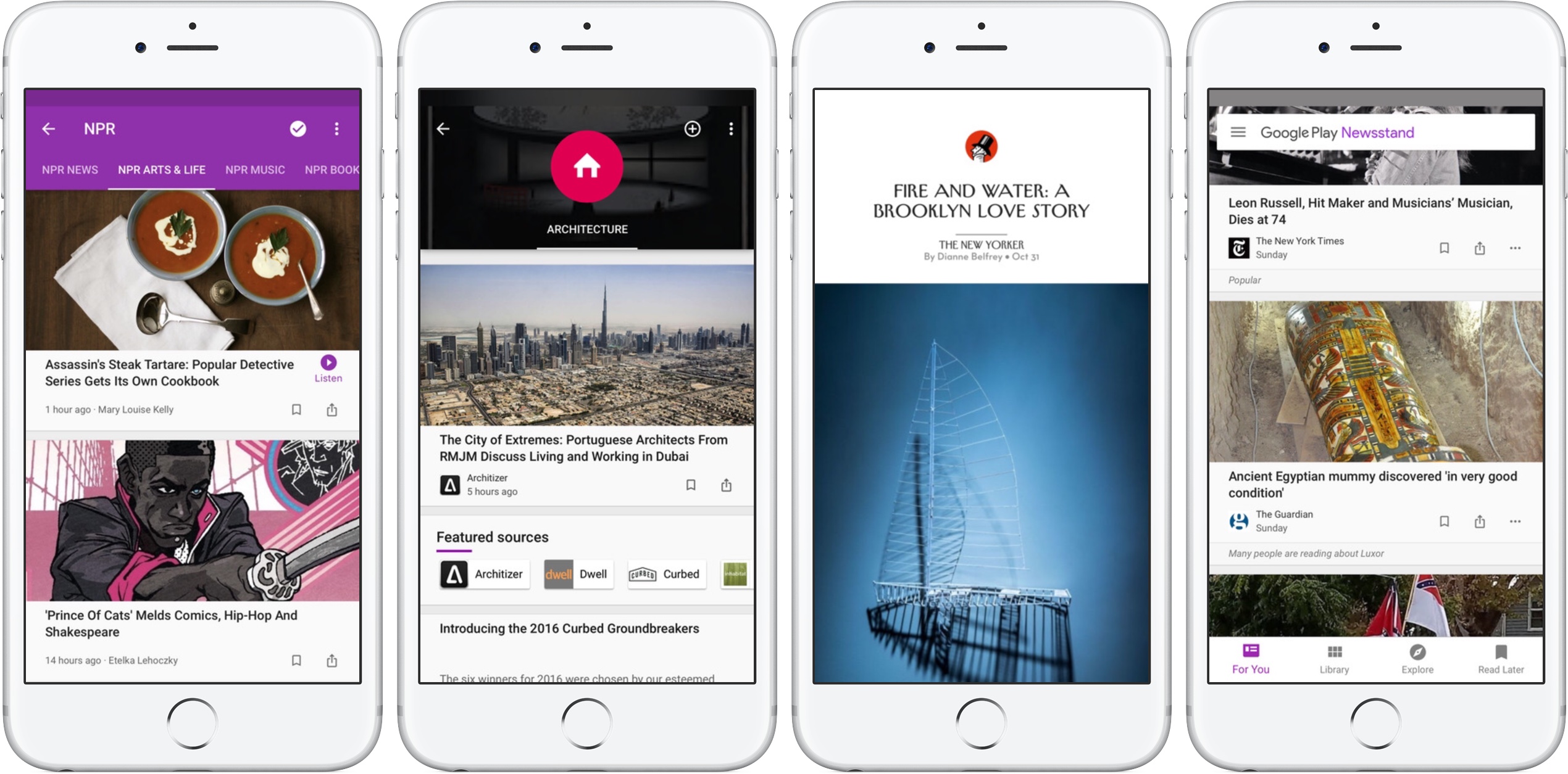 Google Play Newsstand 4.0 for iOS iPhone screenshot 001
