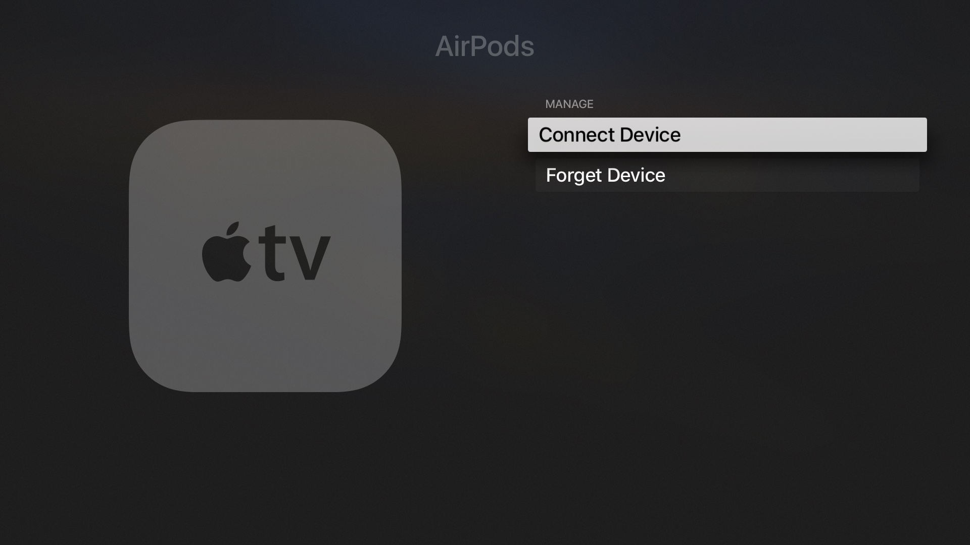 Connect to Apple TV