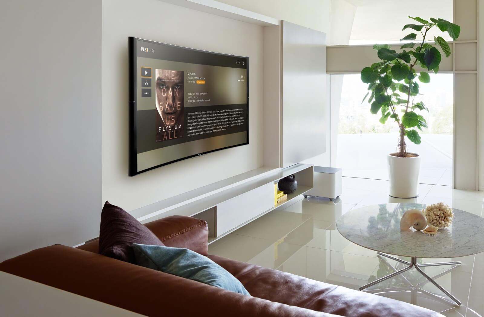 Plex Media Player living room teaser 002