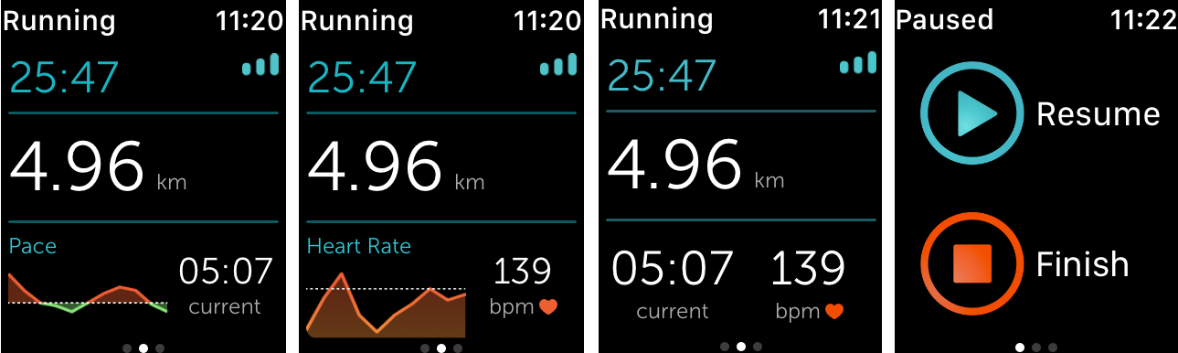 RunKeeper GPS update Apple Watch screenshot 001