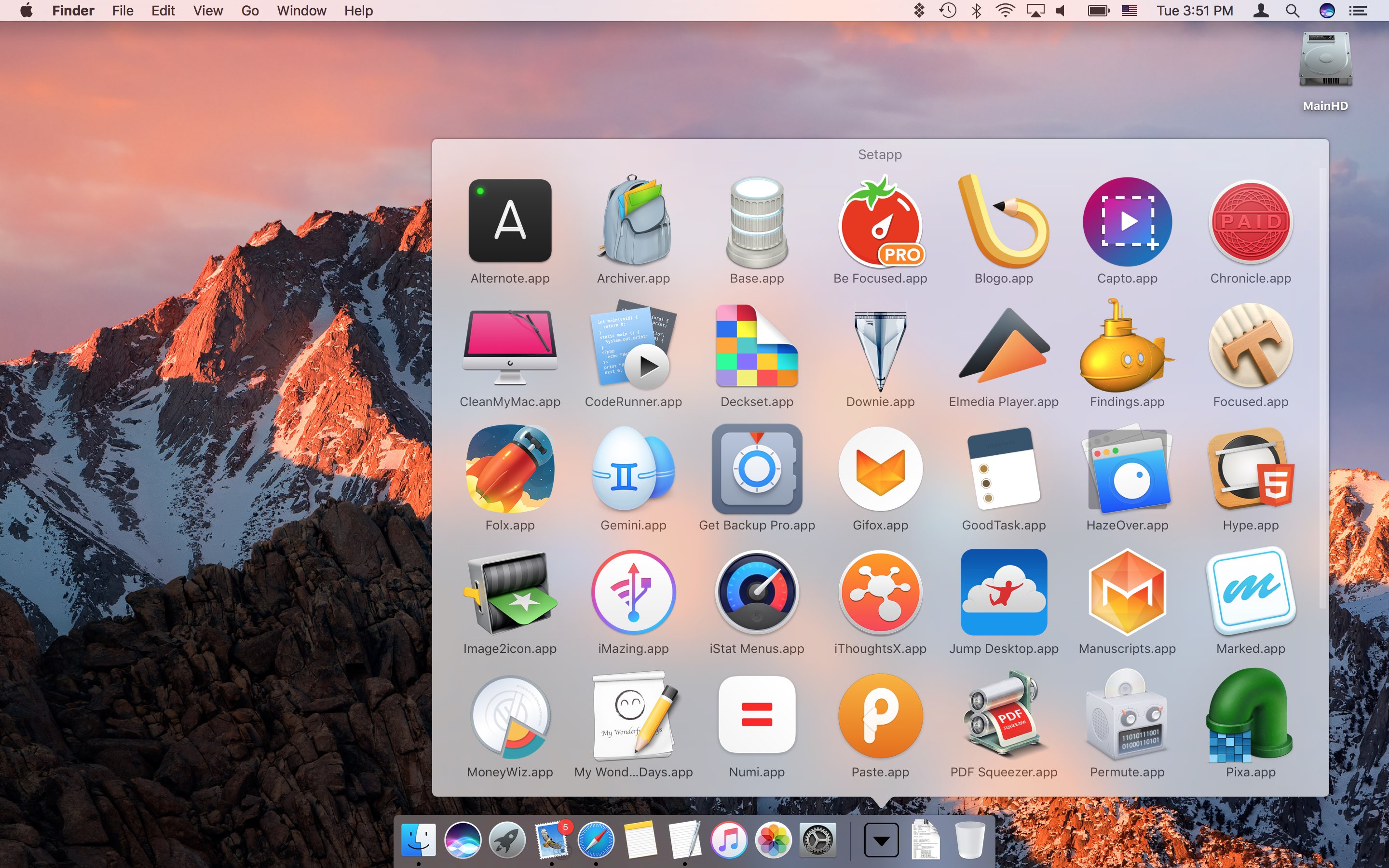 Setapp for macOS Dock Mac screenshot 002