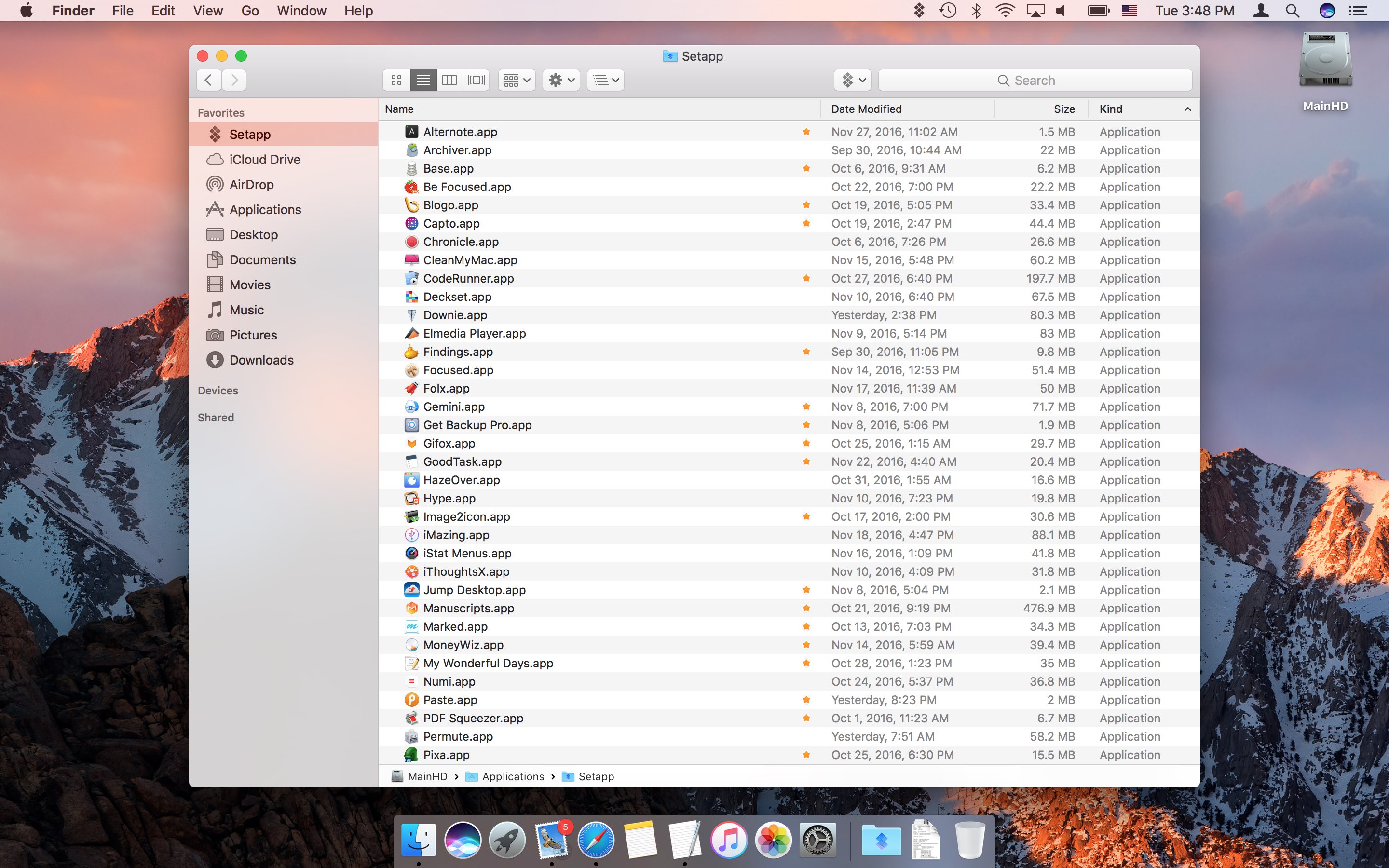 Setapp for macOS Finder Mac screenshot 001