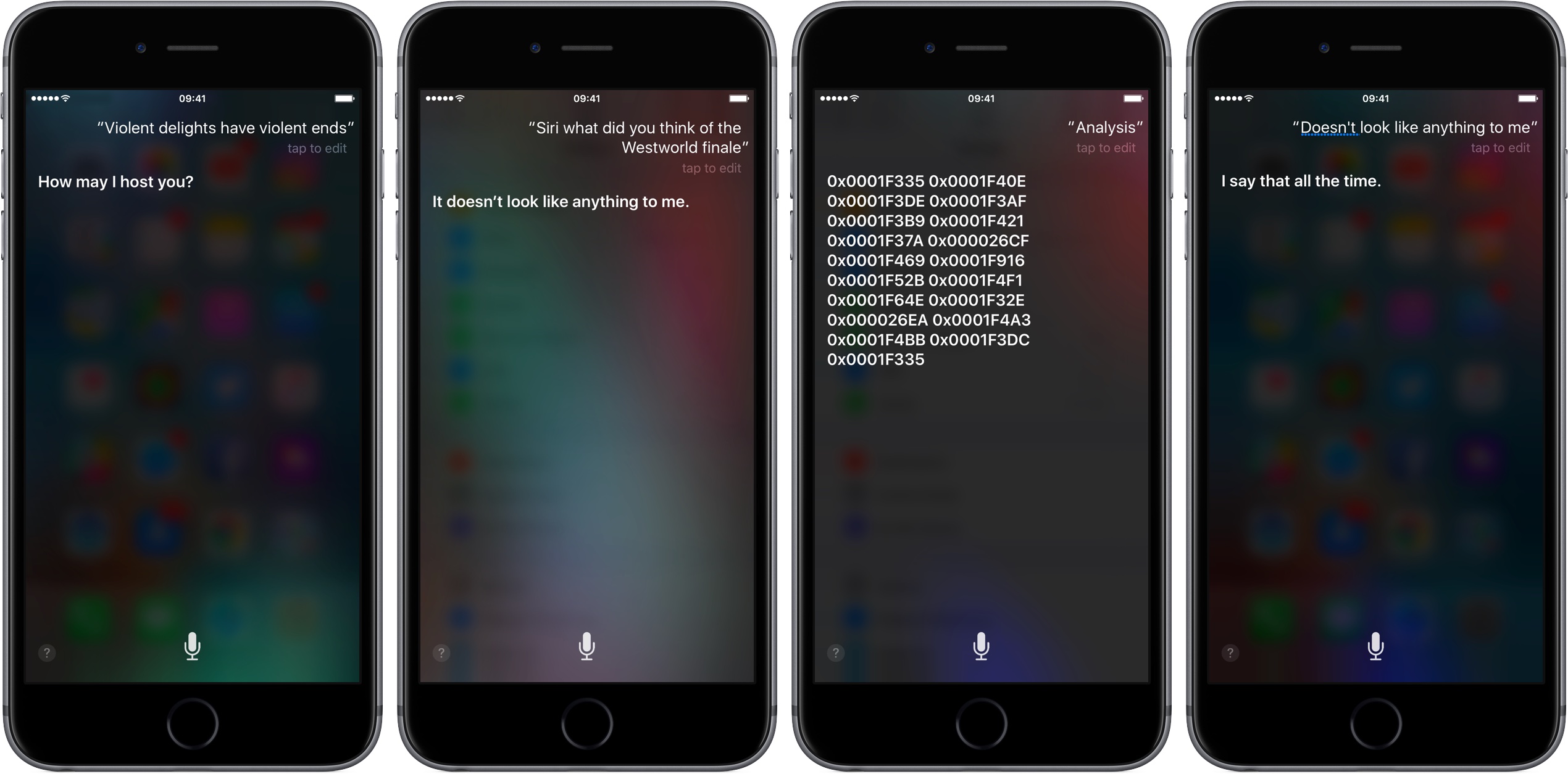 Siri Westworld responses iPhone screenshot 001