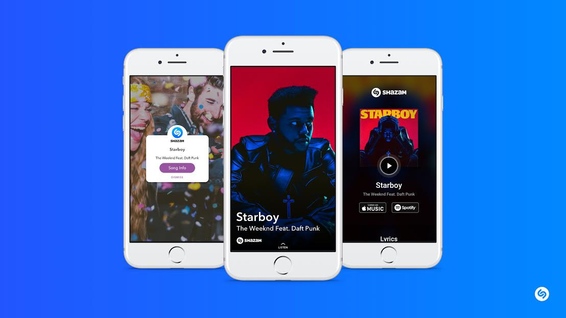 Snapchat Shazam integration