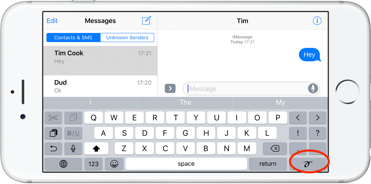 iOS 10 Messages iPhone screenshot 004
