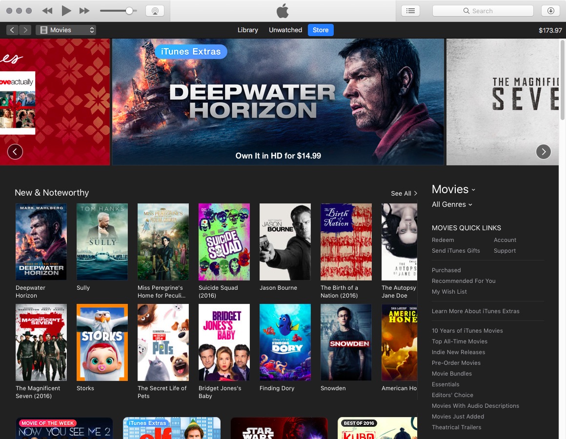 iTunes Movies Mac screenshot 001